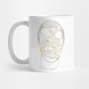 Head of St. John the Baptist Gold lined Bandage Mug